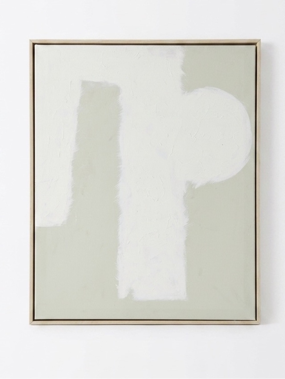 Threshold designed with Studio McGee Abstract Canvas Art 16x20 in Floating Frame